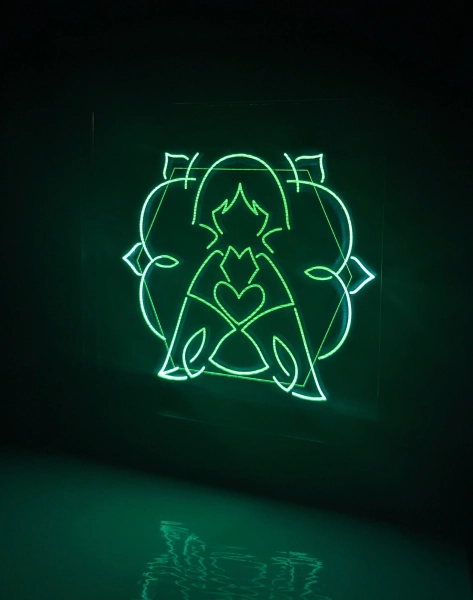 Wanderer Scaramouche Constellation USB Lightbox Light Lamp Frame - Genshin Impact Inspired Art