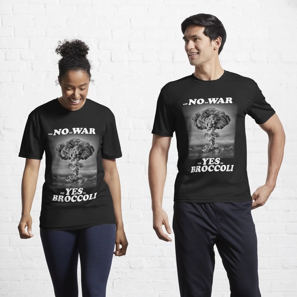 No War Yes Broccoli" Greeting Card for Sale by Le-Freak | Redbubble