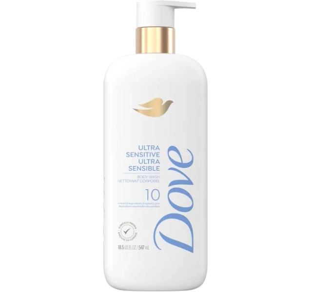 Dove Ultra Sensitive Body Wash Cleanser