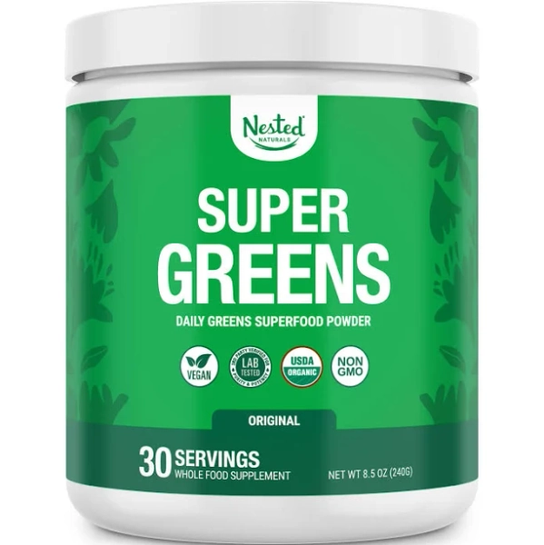 Nested Naturals Super Greens #1 Green Super Food Powder