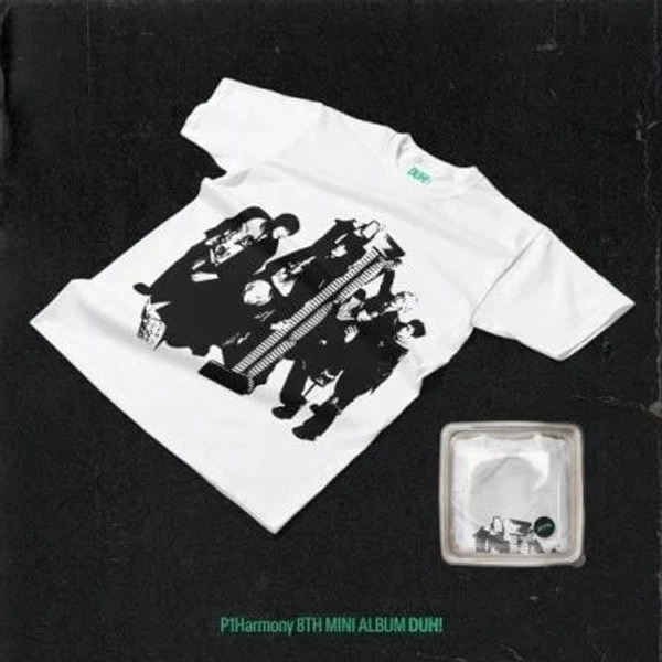 P1Harmony - [DUH!] 8th Mini Album Limited Edition Plain White T Version