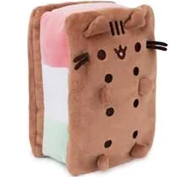 GUND Pusheen Neapolitan Ice Cream Sandwich