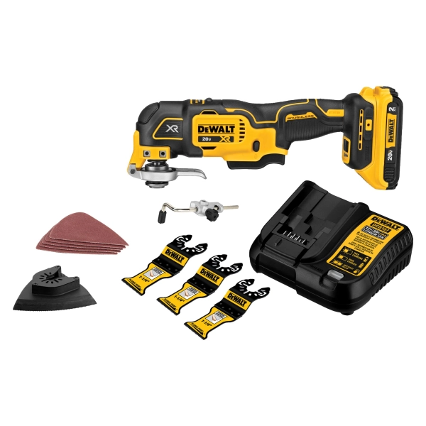 DEWALT XR 20-volt Max Cordless Brushless Variable speed 2 -Piece Oscillating Multi-Tool ( 1 -Batteries Included and Charger Included )