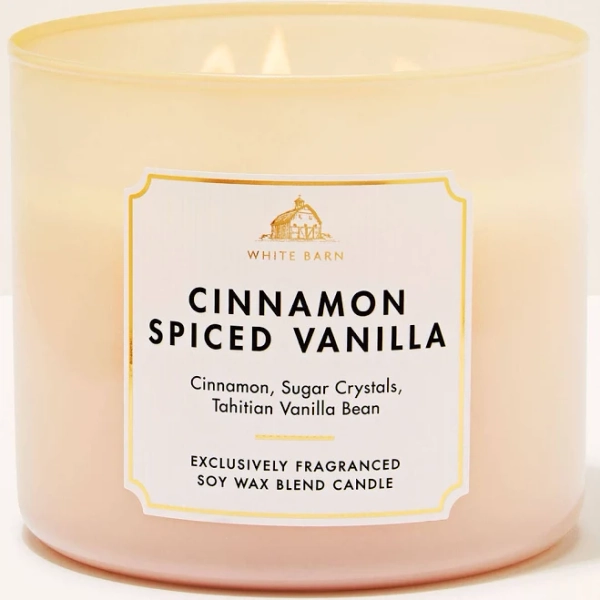 Bath & Body Works Cinnamon Spiced Vanilla 3-Wick Candle