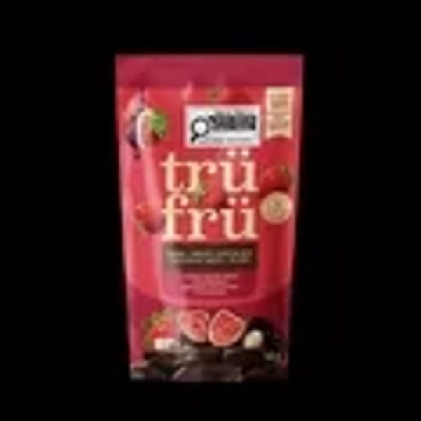 trufru Strawberries White & Dark Chocolate, trufru Strawberries Freeze Dried Dark Chocolate