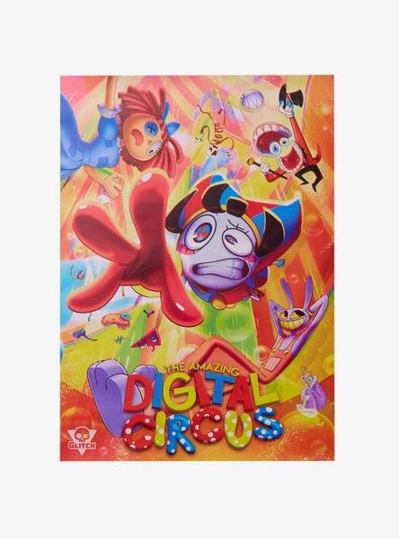 The Amazing Digital Circus Floating Characters Poster
