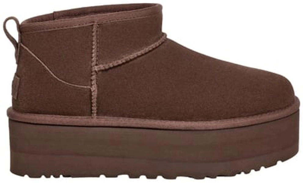 UGG Women's Classic Ultra Mini Platform Boots, Size 12, Burnt Cedar