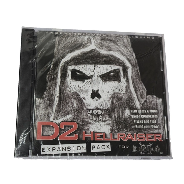 Diablo D2 Hellraiser Expansion Pack 2001 Windows New Sealed