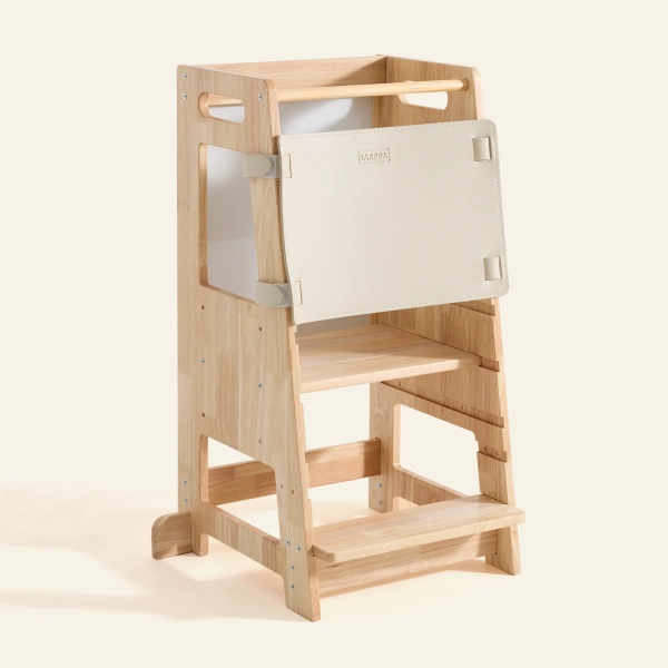 Wooden HARPPA Nordo | Toddler Kitchen Tower with Safety Net