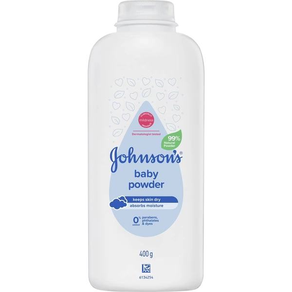 Johnson's Baby Powder Absorbing Baby Powder 400g