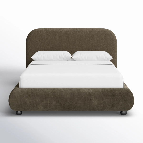 AllModern Reggie Upholstered Platform Bed & Reviews | AllModern