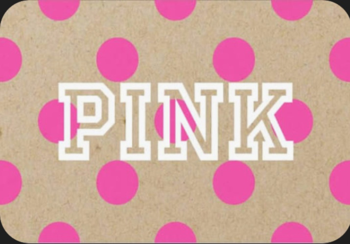 Pink gift card 