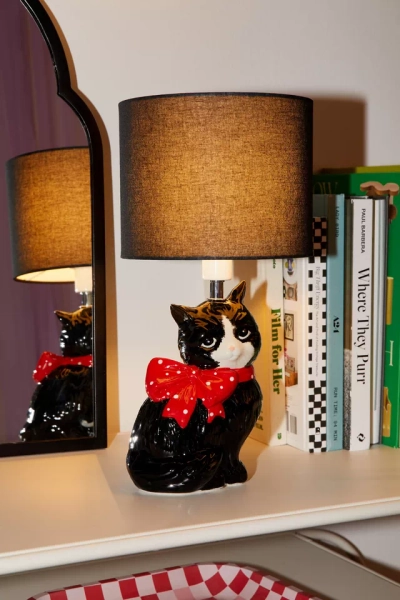 Adelaide Cat Shape Ceramic Table Lamp