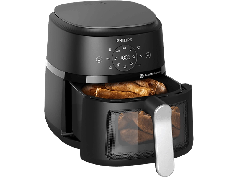PHILIPS 2000 Series Airfryer Heißluftfritteuse 4,2 l, 1500 Watt, Silber