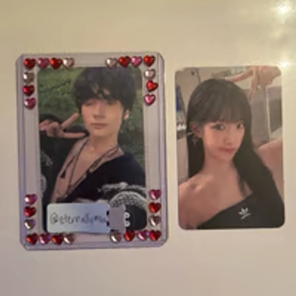 Le sserafim kazuha crazy ktown4u lucky draw photocard