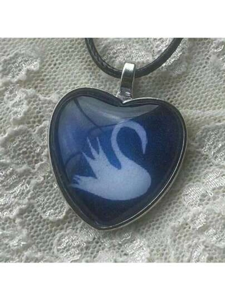 1pc Swan Necklace Music Lover Gift Among My Swan Albumn Necklace