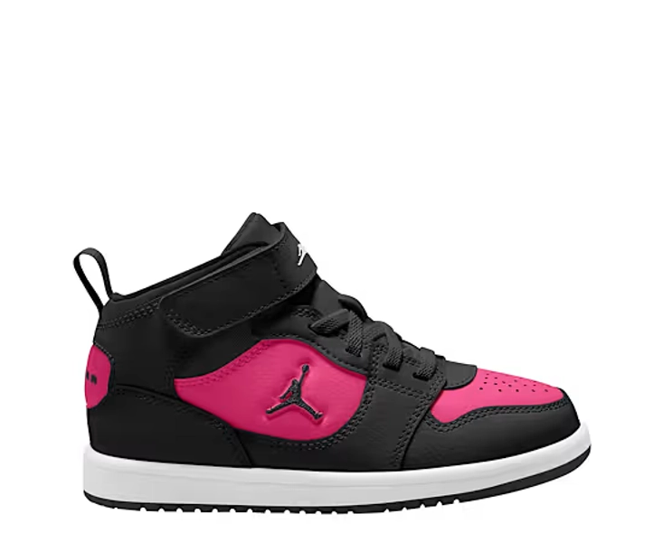 Jordan Girls Little Kid Court Connect Mid Sneaker