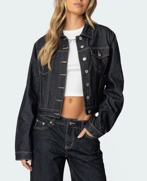 Edikted Women's Barb Denim Jacket