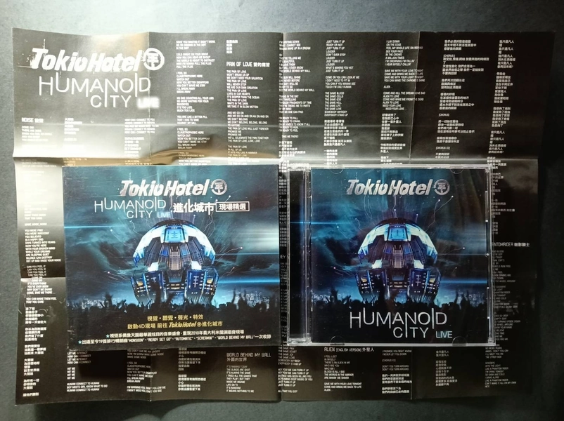 Tokio Hotel Humanoid City Live CD 