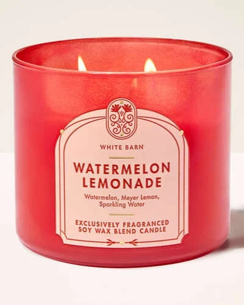 Bath & Body Works Watermelon Lemonade 3 Wick Candle