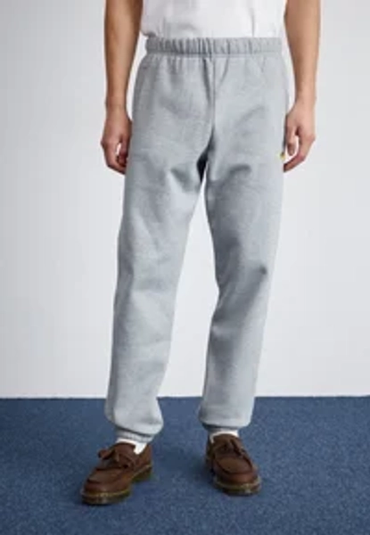 CHASE PANT - Trainingsbroek - grey heather/gold
