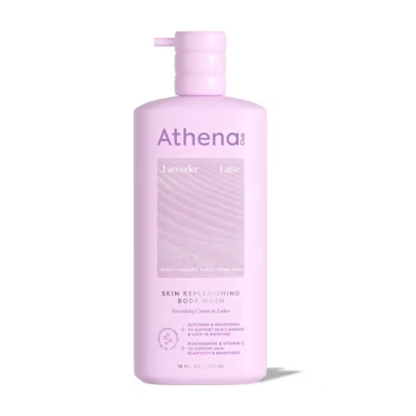 Athena Club Skin Replenishing Body Wash - Lavender Latte -18 fl oz