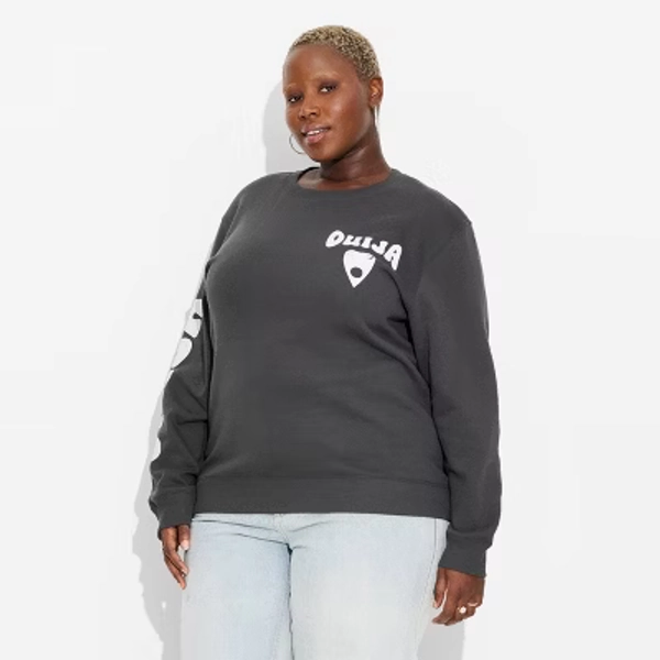 Women's Ouija Board '24 Graphic Sweatshirt - Black 3X