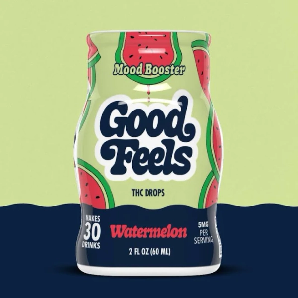 Watermelon THC Beverage Enhancer – 5mg Per Serving | Good Feels Single
