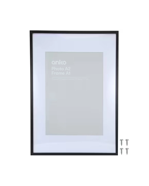 A1 Poster Frame - Black - Black - One Size