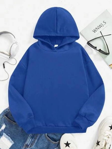 Teen Girls' Casual Pattern Long Sleeve Hooded Thick Sweatshirt, Suitable For Autumn/Winter Fall