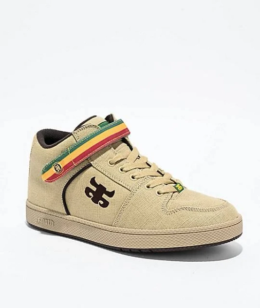 IPATH Grasshopper Hemp Rasta Skate Shoes