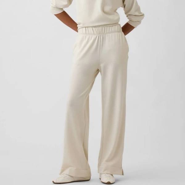 Gap Women's Cloudlight Wide-Leg Sweatpants