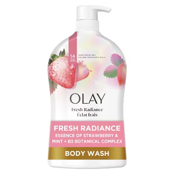 Olay Fresh Outlast Body Wash White Strawberry & Mint 33 fl oz