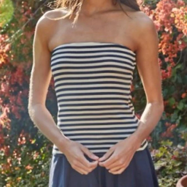 Aline Stripe Tube Top