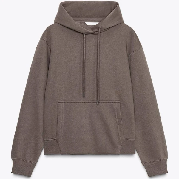 Zara Women's Basic Hoodie Sweatshirt