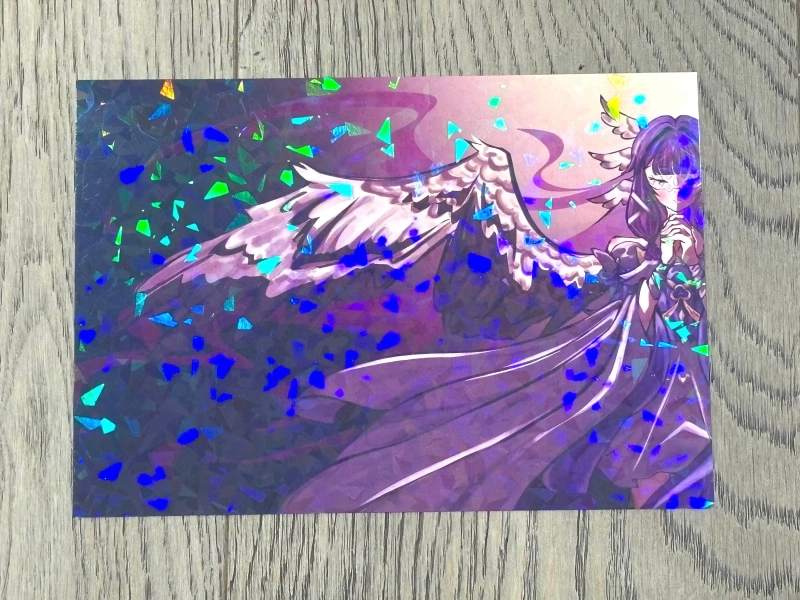 Columbina Genshin Impact Holographic Art Print