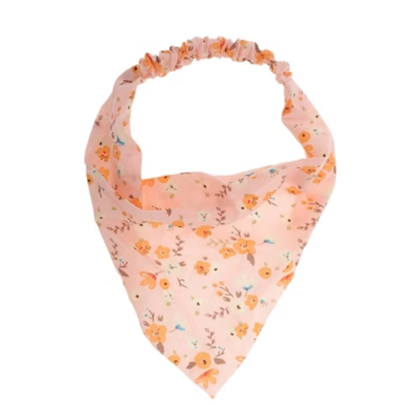 Unique Bargains Women's Fashion Flowers Headwrap Pink 1 Pc