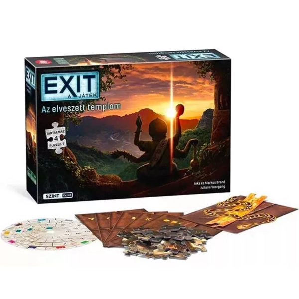 EXIT - A játék + Puzzle 1: Az elveszett templom társasjáték