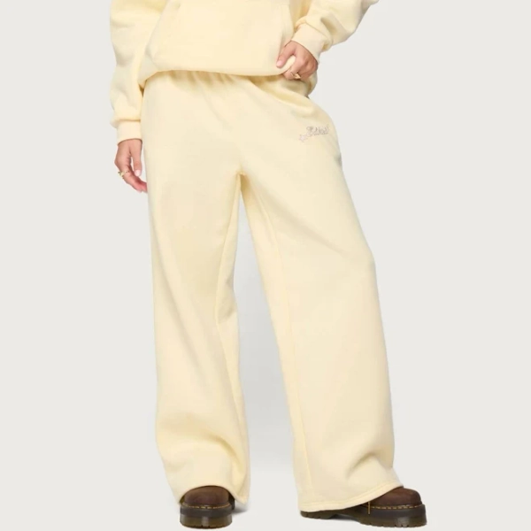 Edikted Women's Club Edikted Wide Leg Sweatpants