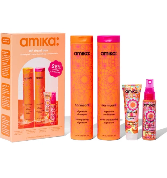 Amika Soft Strand Stars Nourishing Wash + Care Set