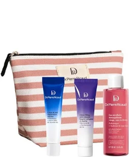 Dr. Pierre Ricaud Trousse découverte rayée fermeté et régénération avec eau micellaire crème de nuit et crème lifting