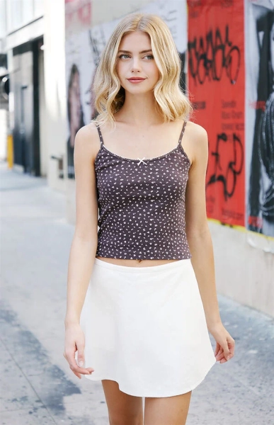 Brown Skylar Tank Top