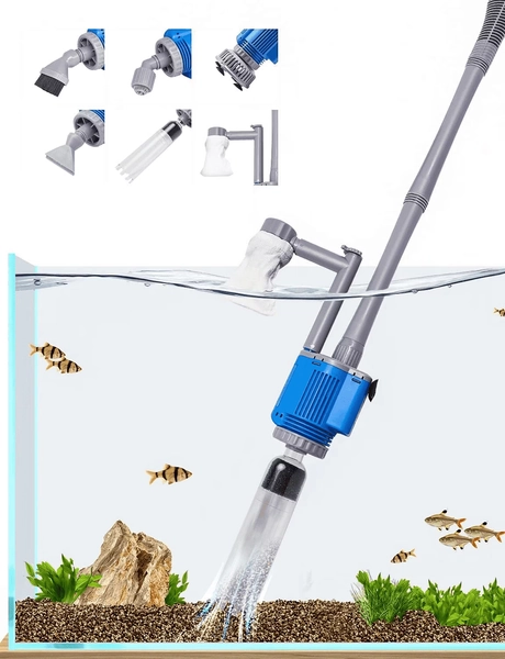 UPETTOOLS  Aquarium Gravel Cleaner - Electric Automatic Removable Vacuum Water Changer Sand Algae Cleaner Filter Changer 110V/28W - Walmart.com