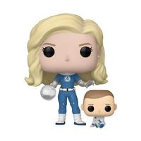 Funko POP! and Buddy: The Fantastic Four: First Steps lineup Invisible Woman and Franklin 4 and 3-in Vinyl Figure Set