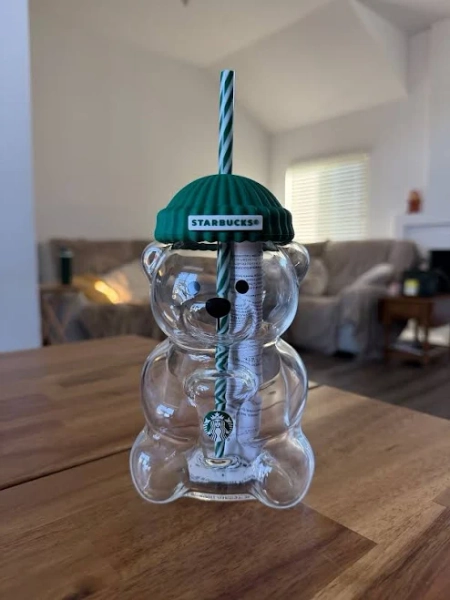 Starbucks Bearista Glass Bear Cup Limited Edition Holiday Launch 2025