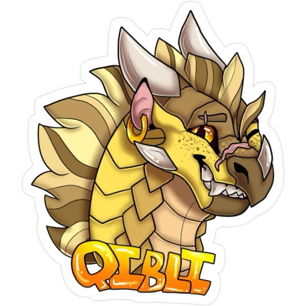 Qibli Sticker- Wings Of Fire Wings Of Fire Sticker