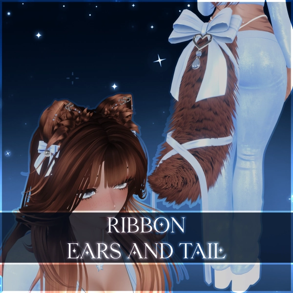 ˗ˏˋ ꒰ " Ribbon Ears and Tail " ꒱ ˎˊ˗ by LokisVanity on Jinxxy