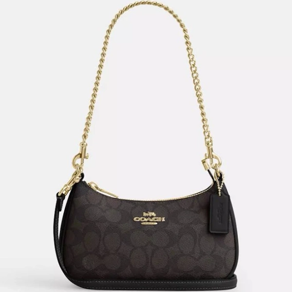 Coach Women's Teri Mini Crossbody Bag in Signature Canvas