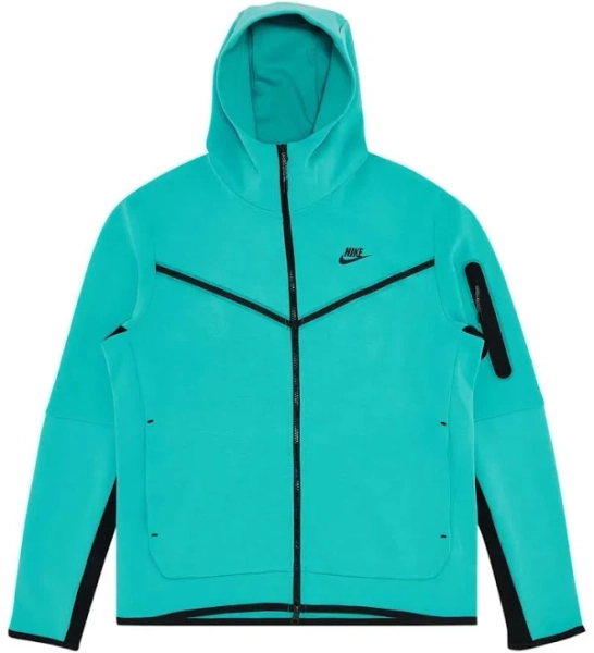 Nike Tech Fleece Full-zip 'turquoise' Cu4489-392 Men's S