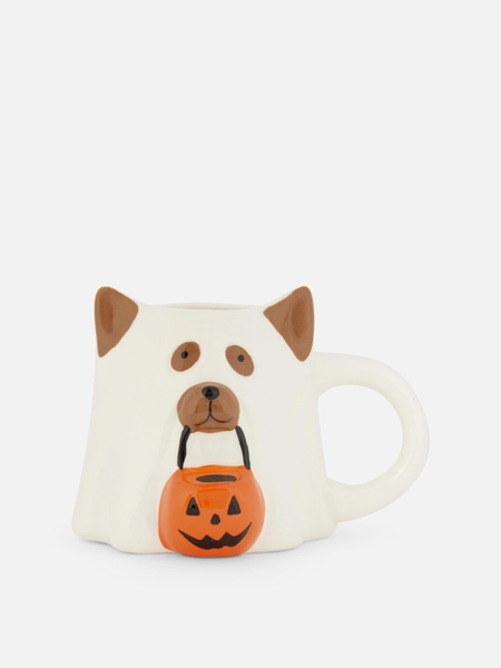 Halloween Ghost Dog Mug